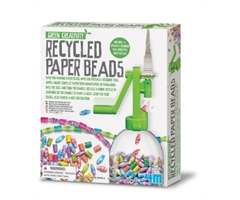 Recycled paper beads
