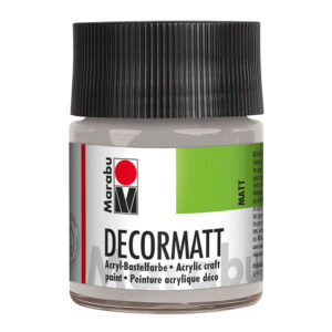 Marabu Decormatt 50ml, 782 sølv metallic