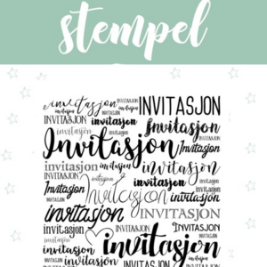 Storyteller stempel - invitasjon bakgrunn