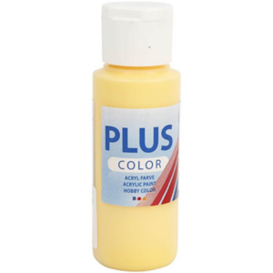 Plus Color hobbymaling 60ml - crocus yellow