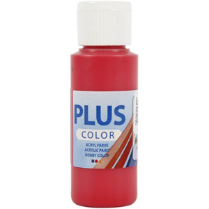 Plus Color hobbymaling 60ml - crimson red