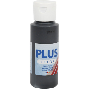 Plus Color hobbymaling 60ml - black