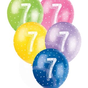 Ballonger Superprint 5pk 7år