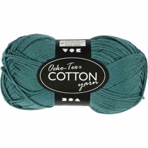 Cotton Øko-Tex 100% bomull 50g - petrol