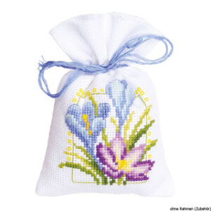 Broderisett poser 3stk - spring flowers