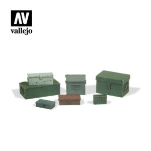 Vallejo Scenics - Universal Metal Cases 7stk