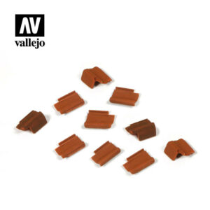 Vallejo Scenics - Roof Tiles set, ca 5g