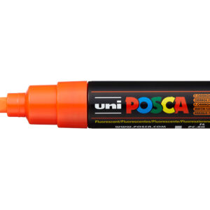 Uni POSCA PC-8K – Chisel 8mm – F4 Fluorescent Orange