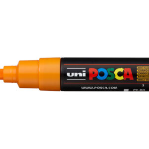 Uni POSCA PC-8K – Chisel 8mm – 3 Bright Yellow