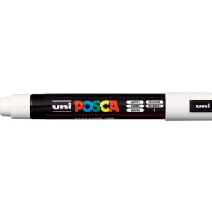 Uni POSCA PC-5M – Medium 1,8-2,5mm – 1 White