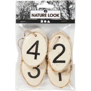 Nature Look - Treskiver Med Adventstall