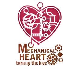 Stamperia Stencil A5 Mechanical Heart