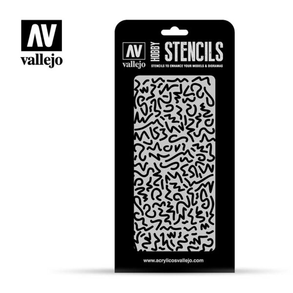 Vallejo Stencils - Luftwaffe WWII Shingles Camo