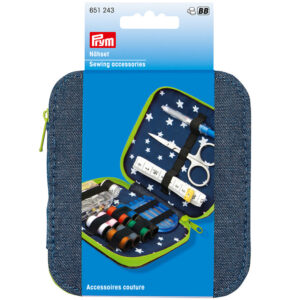 Prym Sewing kit denim, zip fastener green