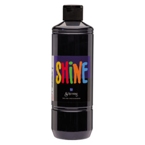 Shine akrylmaling 500ml – 2040 Sort