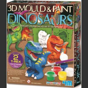 Hobbypakke - 3D Mould & Paint - Dinosaurus