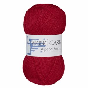 Viking Garn Alpaca Storm - 560 høyrød