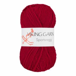 Viking Garn Sportsragg - 565 rød