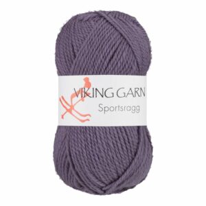 Viking Garn Sportsragg - 568 mørk lilla