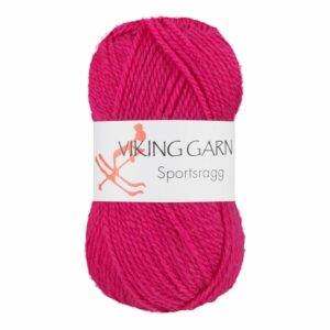 Viking Garn Sportsragg - 572 cerise