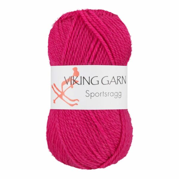 Viking Garn Sportsragg - 572 cerise