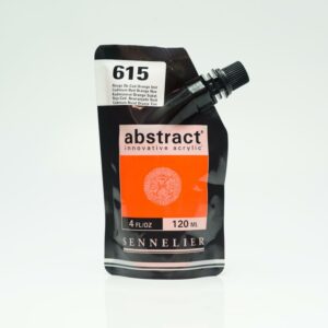 Sennelier Abstract 120ml - 615 cad.red orange hue