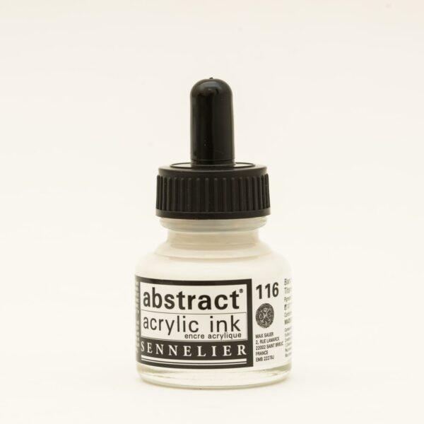 Sennelier Abstract ink 30ml - 116 titanium white