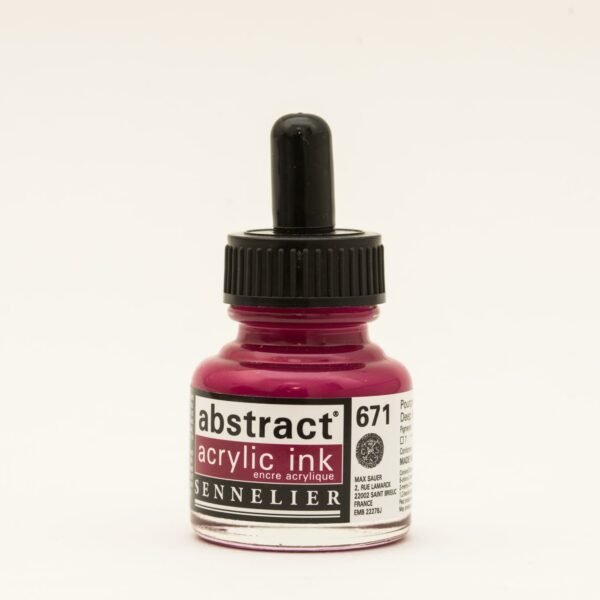 Sennelier Abstract ink 30ml - 671 deep magenta