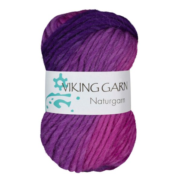 Viking Garn Naturgarn - 669 multi rosa/lilla