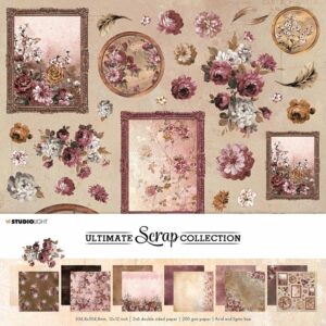 Studio Light Ultimate Scrap Collection Set – Vintage flowers