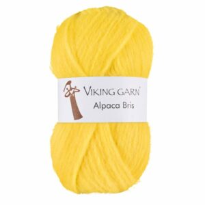 Viking Garn Alpaca Bris - 344 sterk gul