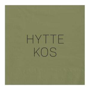 Servietter - Hyttekos, grønn