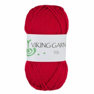 Viking Garn Vår - 450 rød