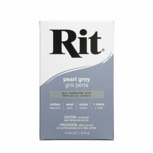 Rit Powder Dye Tekstilfarge 31,9g – Pearl Grey