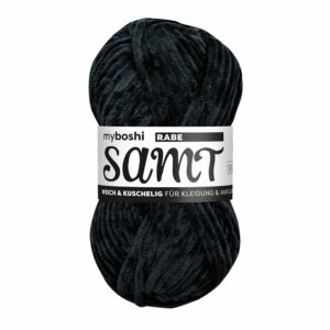 Myboshi Samt Chenillegarn 100m – 896 Raven