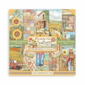 Stamperia Sunflower Art 12x12 Inch Paper Pack