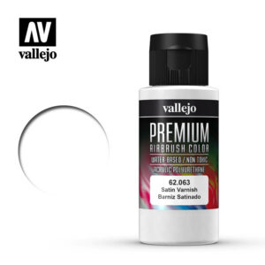 Vallejo Premium RC Color 60ml - Satin Varnish