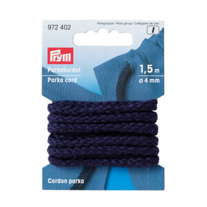 Prym Anorakksnor 4mm 1,5meter – Marineblå