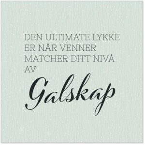 Serviett Ultimate lykke venner galskap