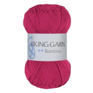 Viking Garn Bambino - 466 sterk rosa