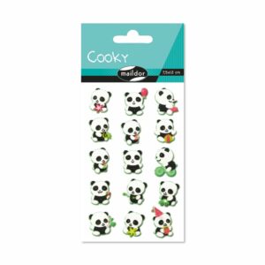 Cooky klistremerker – Panda