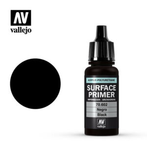 Vallejo Surface Primer 17ml - black