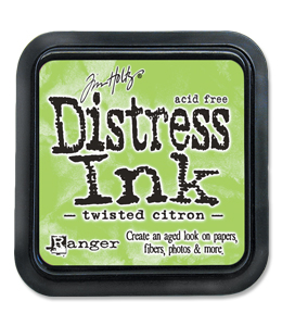 Distress ink Twisted citron