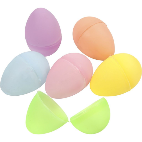 Plastegg farget 12stk