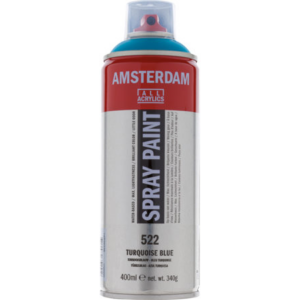 Amsterdam spray 400ml, 522 turquoise blue