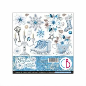 Ciao Bella Fussy Cut Pad 6x6" - Elegance of Blue