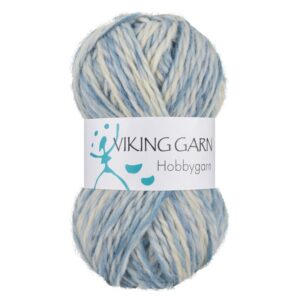 Viking Garn Hobbygarn - 981 Multi blå