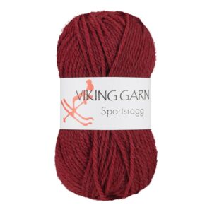 Viking Garn Sportsragg - 561 Burgunder