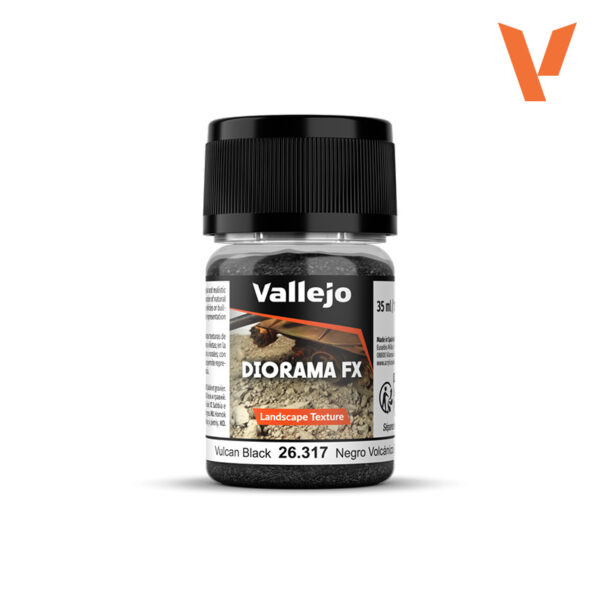 Vallejo Diorama FX - Vulcan Black 0.1-2mm 35ml