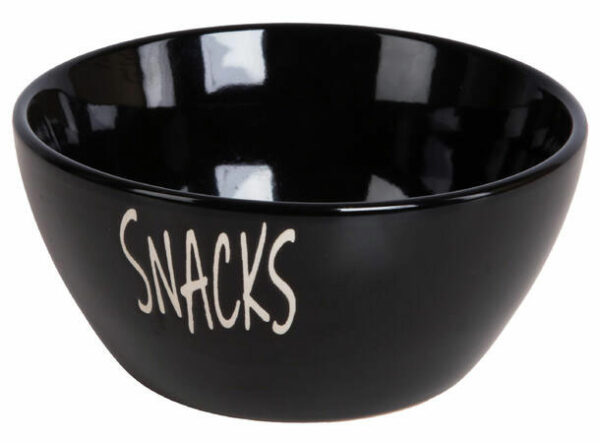 Skål keramikk sort Snacks 13x6cm